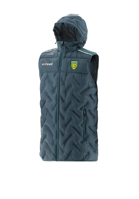 O’Neills Donegal GAA Weston 070 Hooded Padded Gilet, Marine