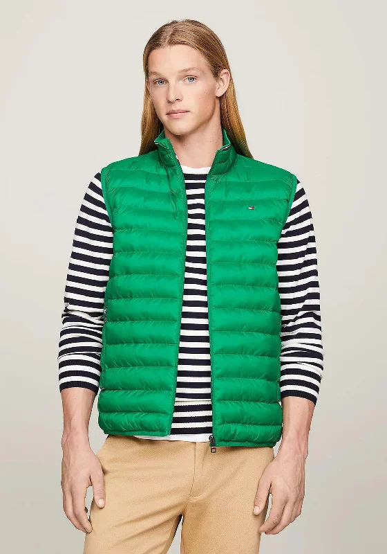 Tommy Hilfiger Core Packable Padded Gilet, Olympic Green