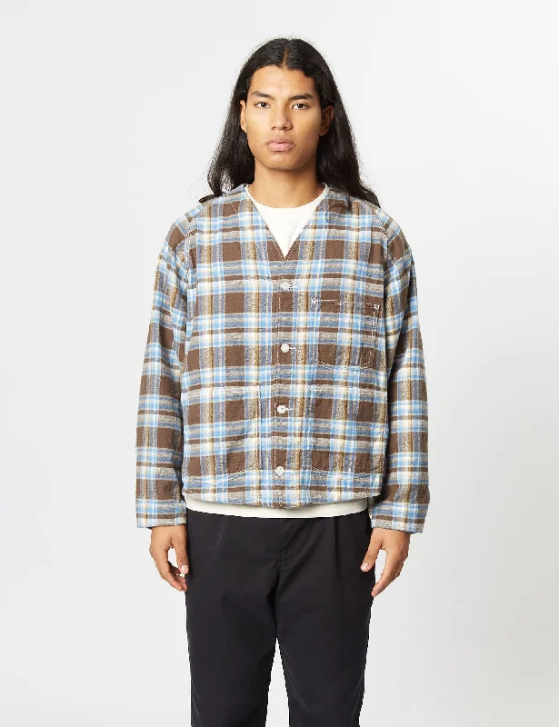 Beams Plus Engineer Jacket W (Face) - Blue Check