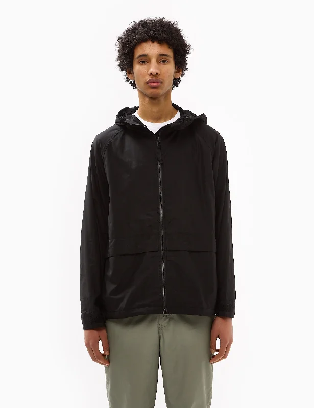 Snow Peak Light Mountain Cloth Zip Up Parka - Black