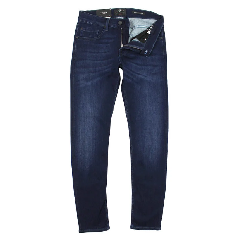 7 For All Mankind - Slimmy Tapered Luxe Jeans in Deep Blue