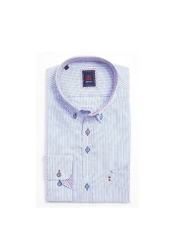 Andre Turin Stripe Shirt, Blue