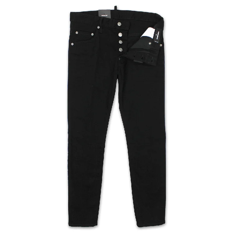 DSQUARED2 - Trash Bull Wash Super Twinky Jeans in Black