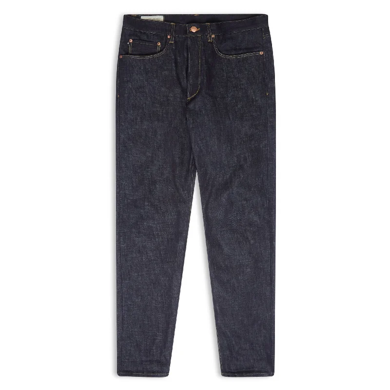 E8 SLIM TAPERED INDIGO 14OZ JAPANESE RAW SELVEDGE MENS JEANS