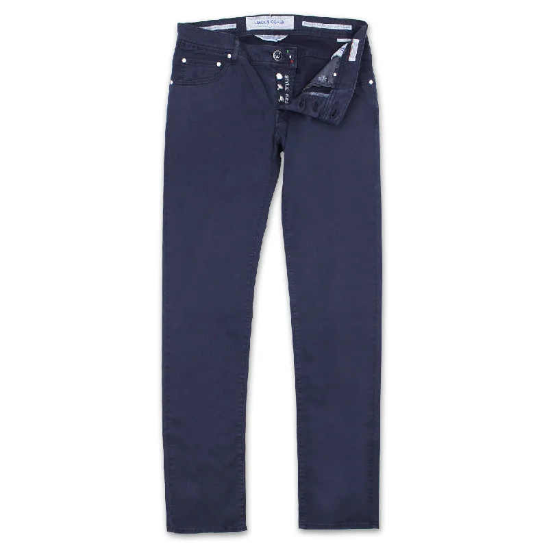 Jacob Cohen - J622 Comf Slim Fit Chino Jeans in Vintage Navy