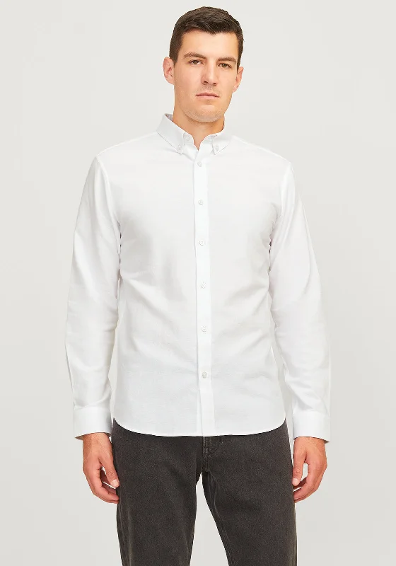 JJ Rebel By Jack & Jones Oscar Shirt, White