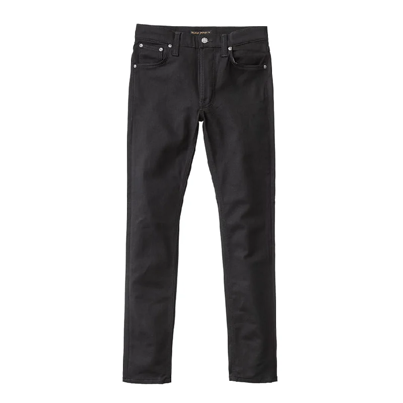 Nudie Jeans - Lean Dean Jeans in Dry Everblack