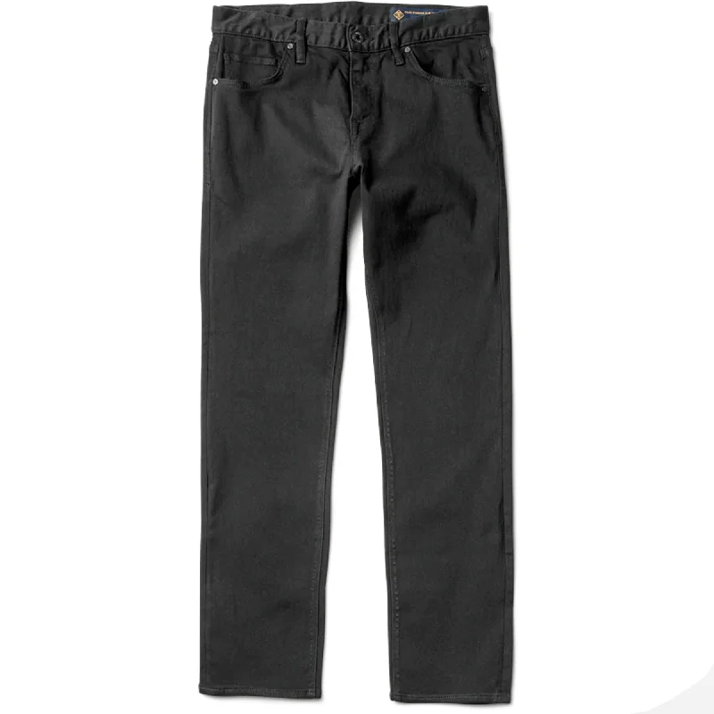 Roark Hwy 133 Slim 5-Pocket Men's Broken Twill Jeans - Black