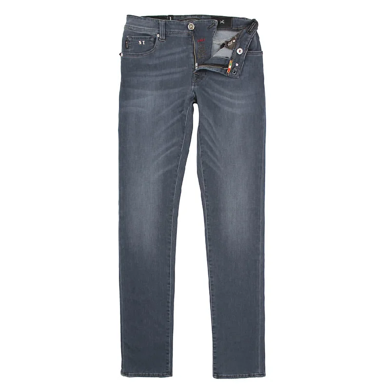 Tramarossa - Leonardo Slim SOI21 Jeans in Grey Wash