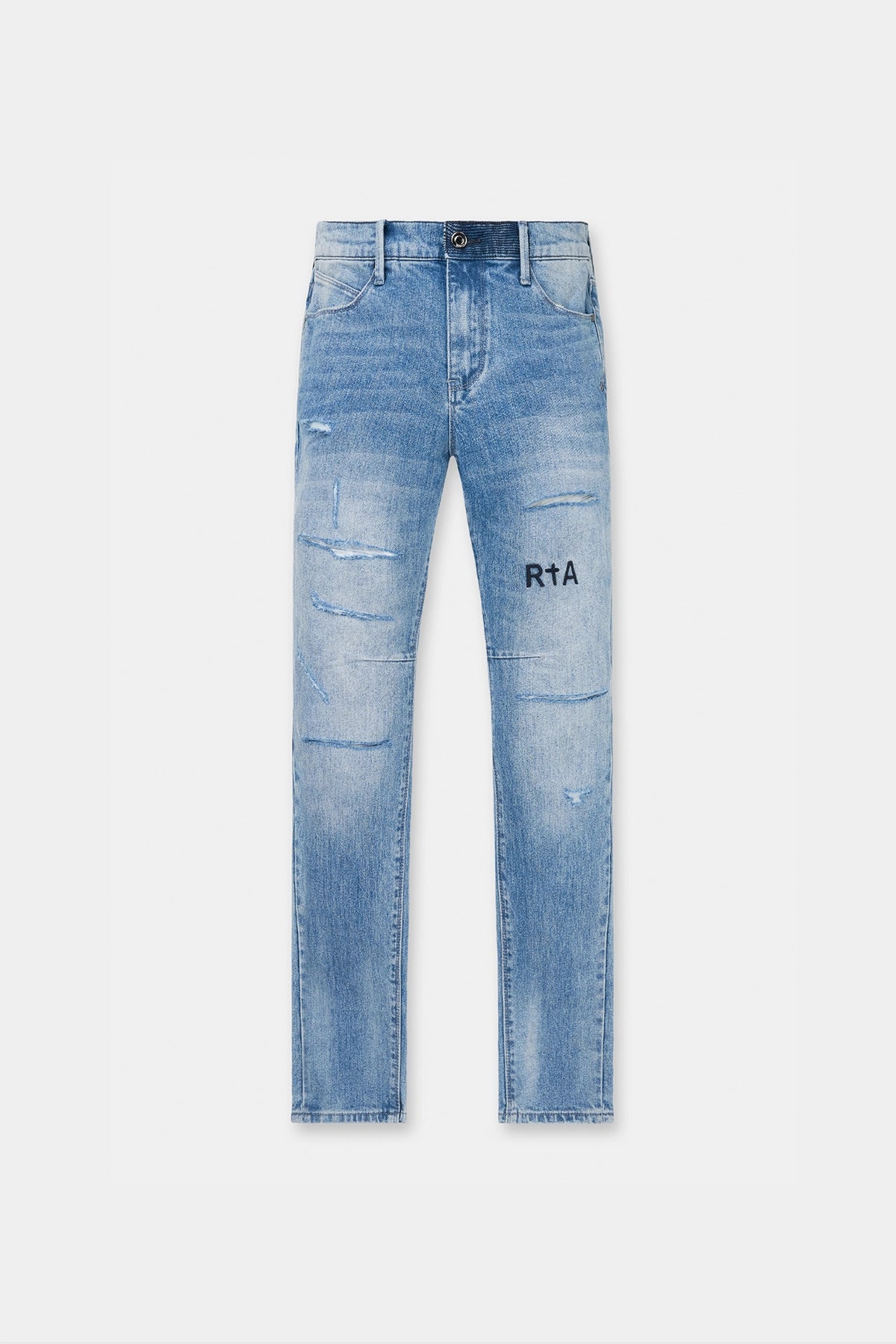 BRYANT SKINNY JEAN | DISTRESSED VINTAGE LIGHT BLUE