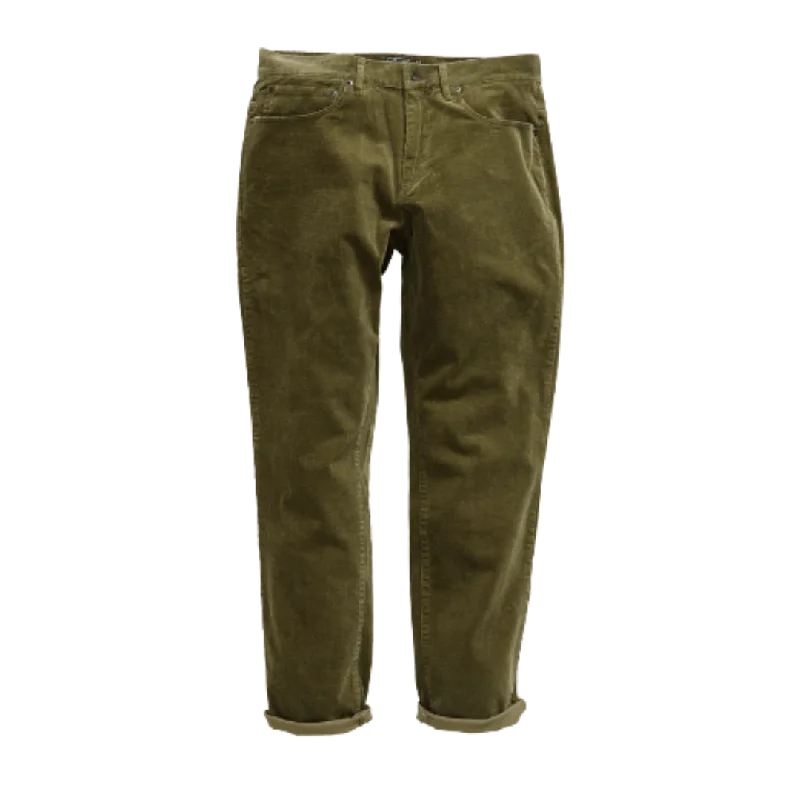 Burlington 5 Pocket Stretch Corduroy - Dusty Olive