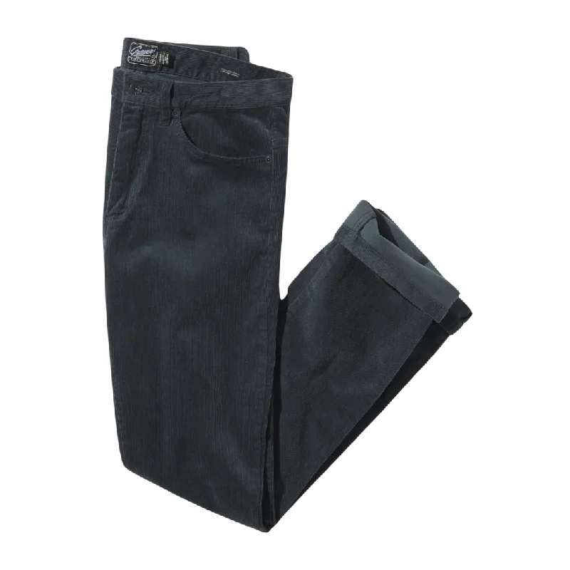 Burlington 5 Pocket Stretch Corduroy - Slate Blue