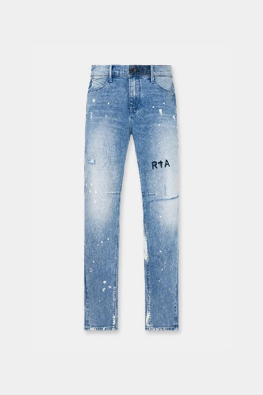 CLAYTON SKINNY JEAN | DISTRESSED WHITE PAINT