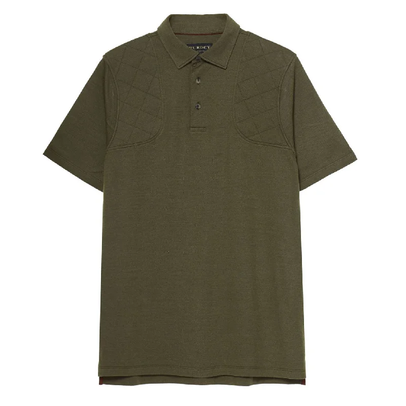 James Purdey Padded Sporting Polo Shirt Green