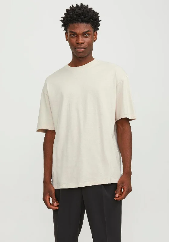 Jack & Jones Bradley Plain T-Shirt, Moonbeam