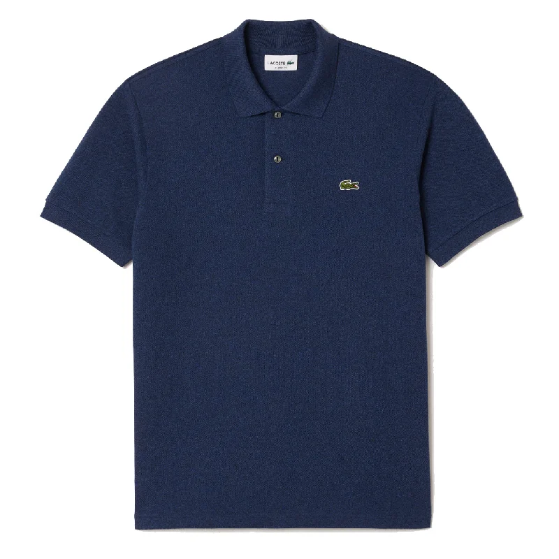 Lacoste Classic Fit L. 12. 12 Marl Polo Shirt Blue Chine