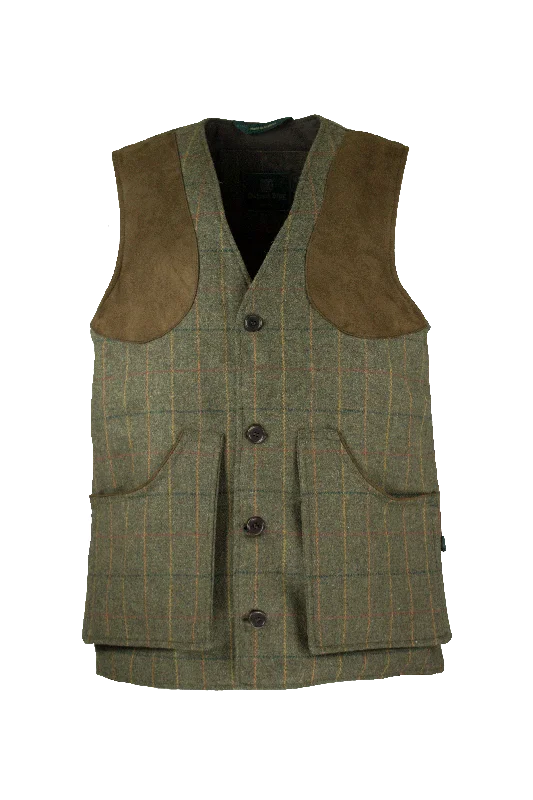 MT10 - Men's Braemer Shootong Gilet - GREEN CHECK