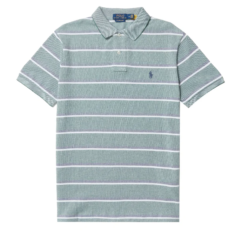 Polo Ralph Lauren Custom Slim Fit Polo Shirt Verano Green Multi