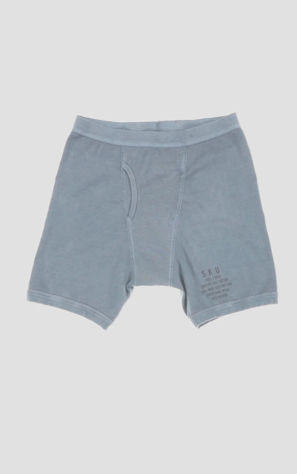 Save Khaki Fog Dyed Supima Rib Boxer Brief