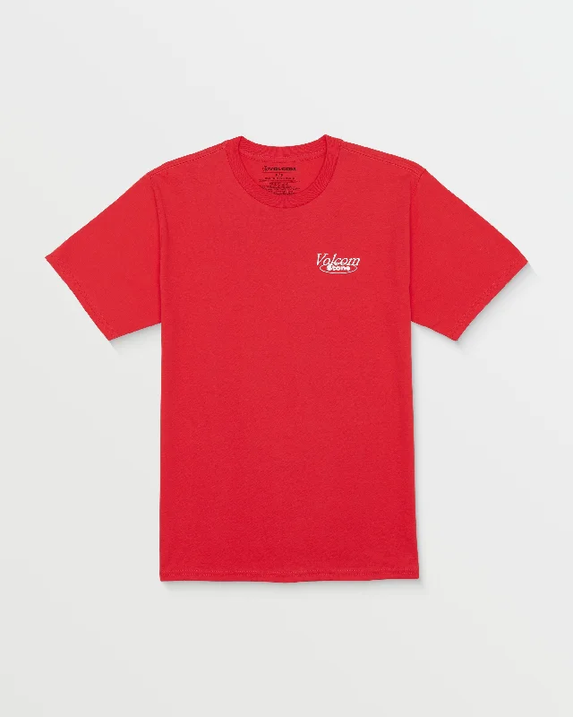 Strange Daze Short Sleeve Tee - Ribbon Red