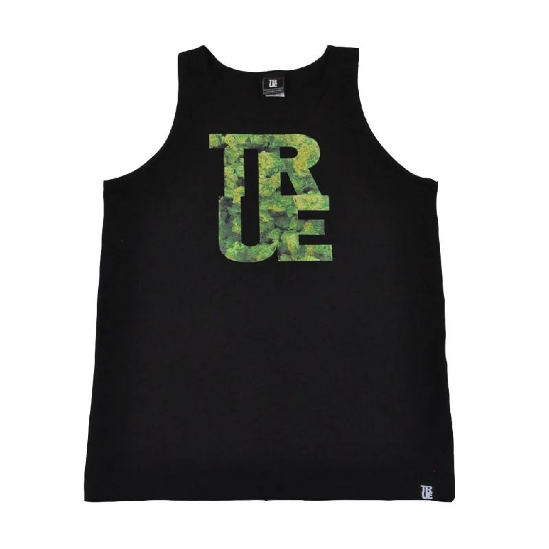 True Mens Logo THC Tank Top Black