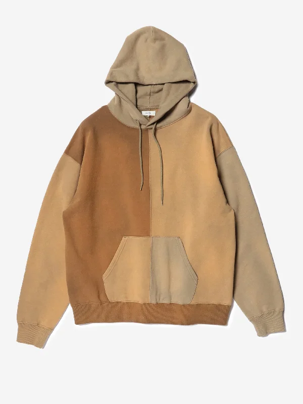 Beams Fade Crazy Hoodie - Beige