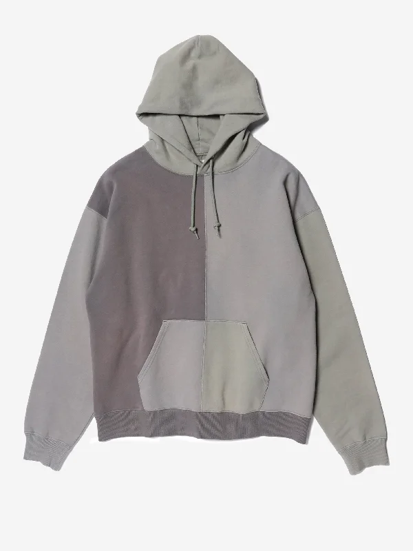 Beams Fade Crazy Hoodie - Grey