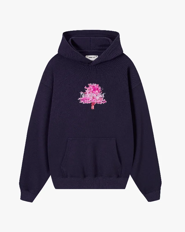 FLEUR DE CERISIER HOODIE NAVY