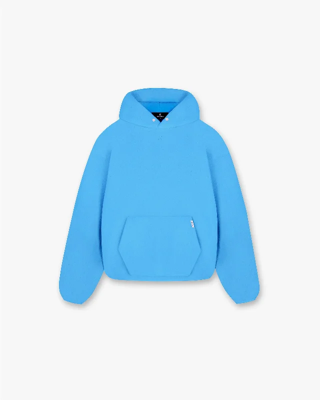 Fleece Oversized Hoodie - Electric Blue