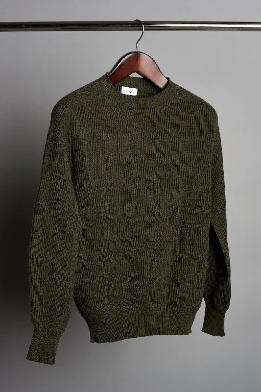 Logan Ribbed Merino Crewneck