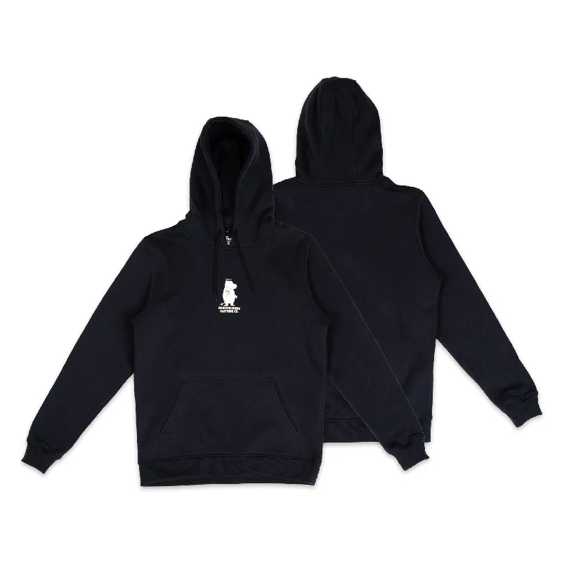 Moominpappa Hoodie Unisex - Black