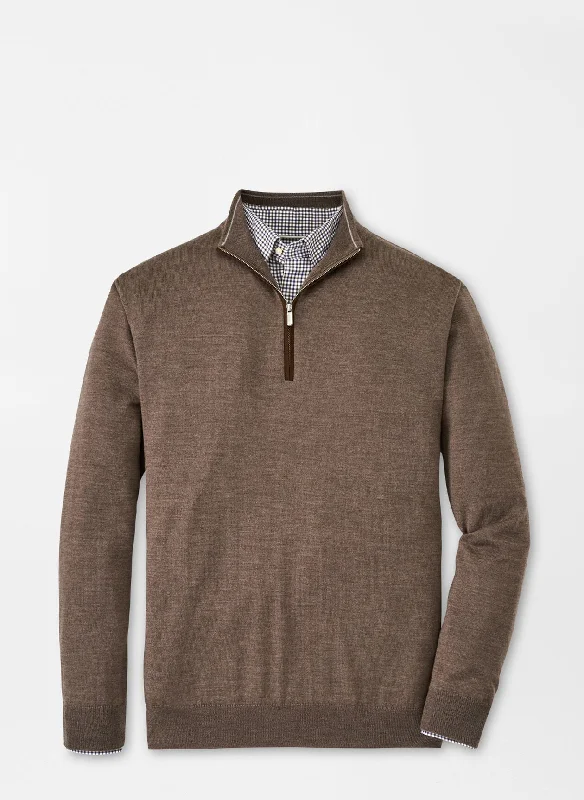 Autumn Crest Suede Trim Quarter-Zip