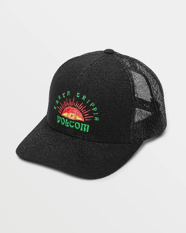 Sunset Tripper Trucker Hat - Black